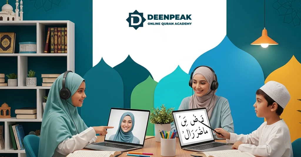 Noorani Qaida course online – children learning Quran with live teacher at DeenPeak Quran Academy